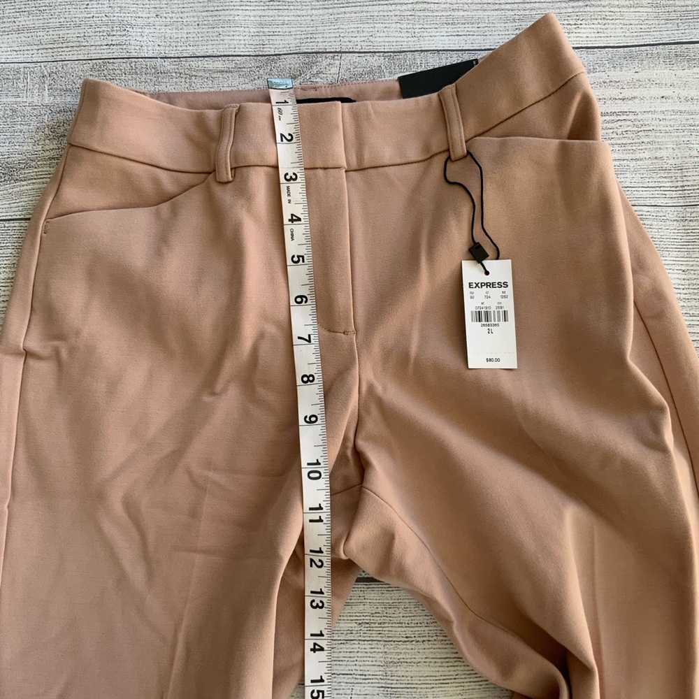 EXPRESS Mid Rise Knit Curvy Bootcut Pant - Picture 11 of 13